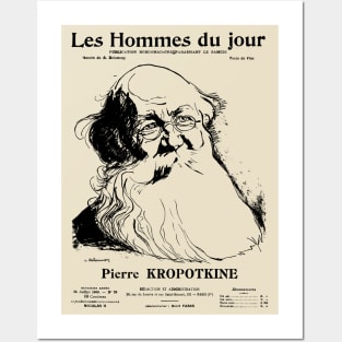 Peter Kropotkin Les Hommes du Jour Cover - Anarchist, Socialist, Anarcho-Communist, Philosopher Posters and Art